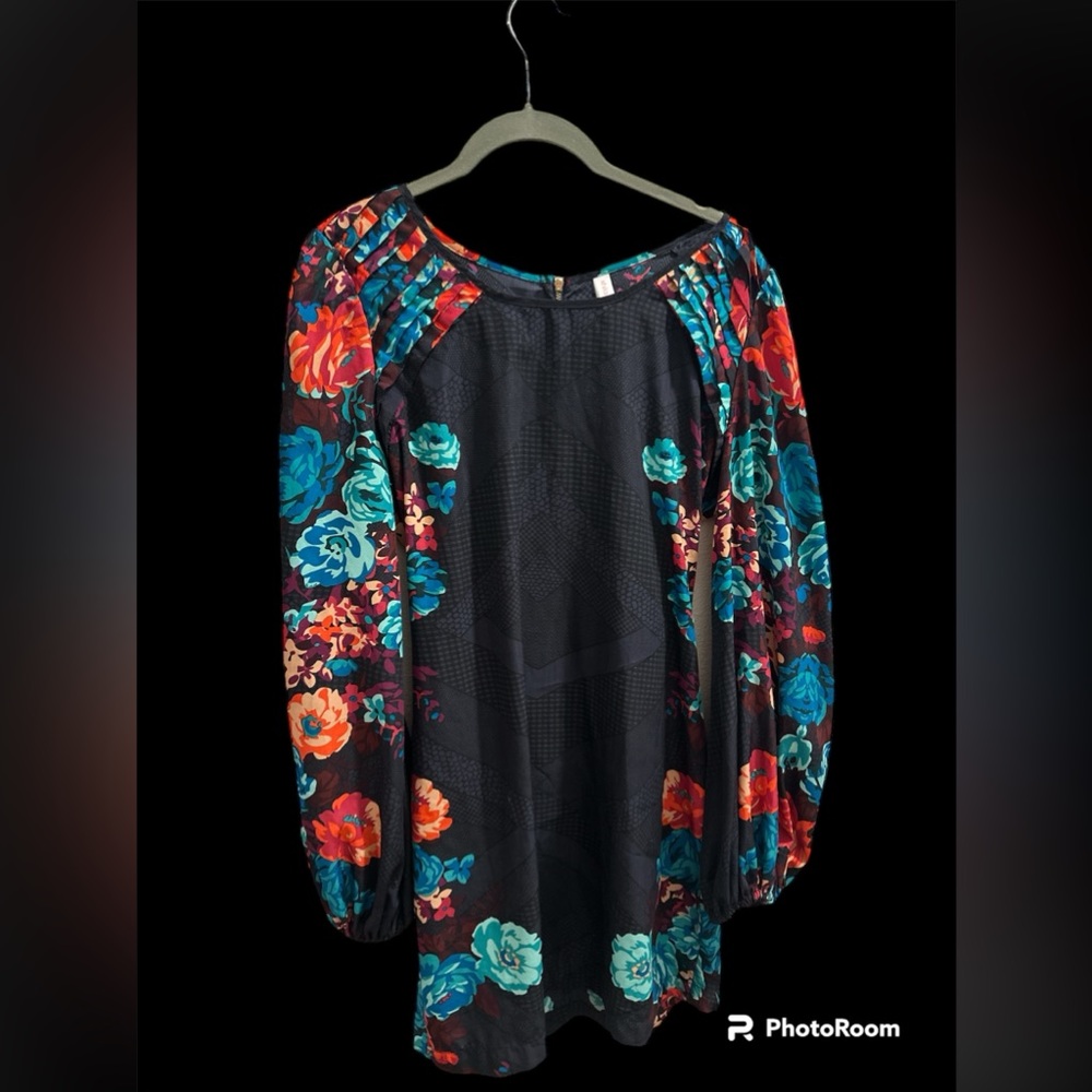 Long sleeve floral dress